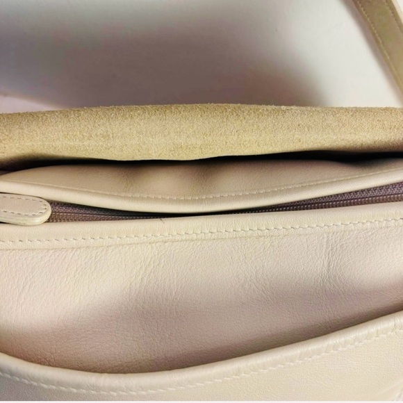 Coach Vintage Fletcher Ivory Leather Crossbody - Picture 9 of 14